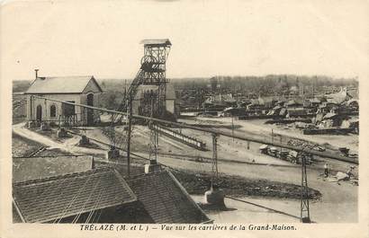 CPA FRANCE 49 "Trélazé, vue sur les carrières de la Grand Maison"