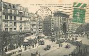 75 Pari CPA FRANCE 75002 "Paris, le boulevard et la porte Saint Denis"