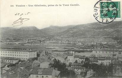 CPA FRANCE 83 "Toulon, vue générale"