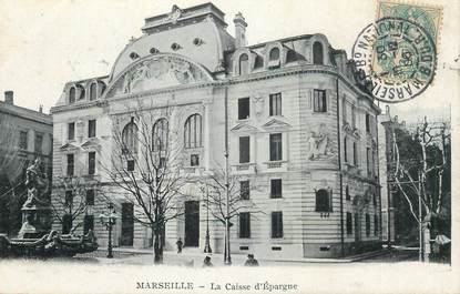 CPA FRANCE 13 "Marseille, banque la caisse d'Epargne"