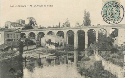 CPA FRANCE 44 "Clisson, le viaduc"