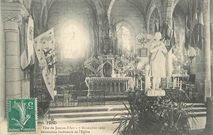 / CPA FRANCE 77 "Thomery, fête de Jeanne d'Arc, décoration intérieure de l'église "