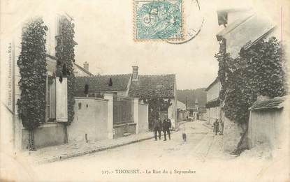 / CPA FRANCE 77 "Thomery, la rue du 4 septembre"