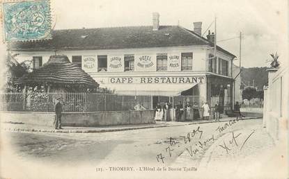 / CPA FRANCE 77 "Thomery, l'hôtel de la Bonne Treille"
