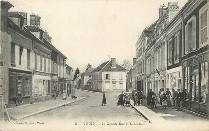/ CPA FRANCE 77 "Voulx, la grande rue et la mairie"