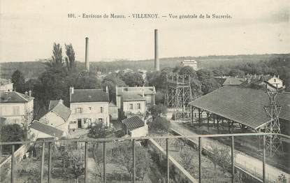 / CPA FRANCE 77 "Villenoy, vue générale de la sucrerie"