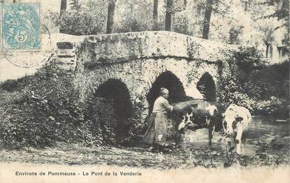 / CPA FRANCE 77 "Environs de Pommeuse, le pont de la Venderie"