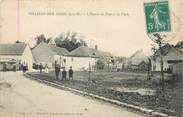 77 Seine Et Marne / CPA FRANCE 77 "Villiers sur Seine, l'entrée du pays et la place"