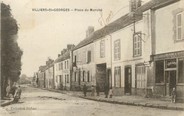 77 Seine Et Marne / CPA FRANCE 77 "Villiers Saint Georges, place du Marché"