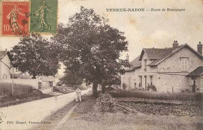 / CPA FRANCE 77 "Veneux Nadon, route de Bourgogne"