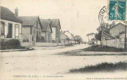 / CPA FRANCE 77 "Varennes, le nouveau quartier"