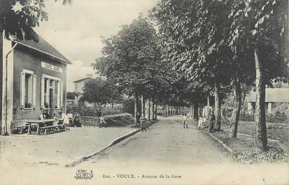 / CPA FRANCE 77 "Voulx, av de la gare"