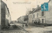 77 Seine Et Marne / CPA FRANCE 77 "Villeneuve le Comte, poste et rue du Pont de Couilly"