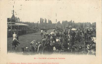 / CPA FRANCE 49 "Saumur, course de Varrains"
