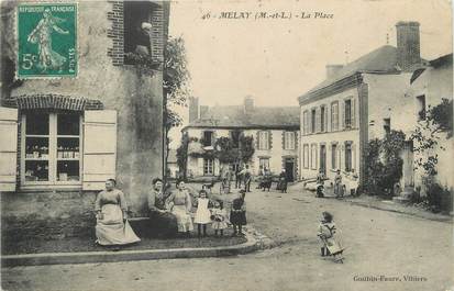 / CPA FRANCE 49 "Melay, la place"