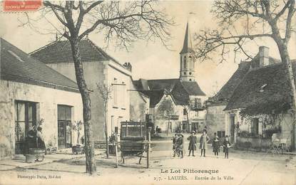 / CPA FRANCE 46 "Lauzès, entrée de la ville"