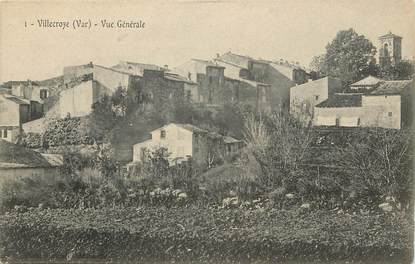 CPA FRANCE 83 "Villecroze, vue générale"