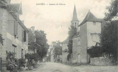 / CPA FRANCE 46 "Lauzès, av de Cahors"