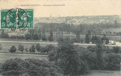 CPA FRANCE 78 "Maisons Laffitte, panorama de Sartrouville"