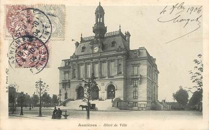 CPA FRANCE 92 "Asnières, Hotel de ville"