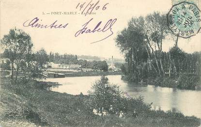 CPA FRANCE 78 "Port Marly, la Seine"