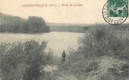 CPA FRANCE 78 "Sartrouville, les bords de la Seine"