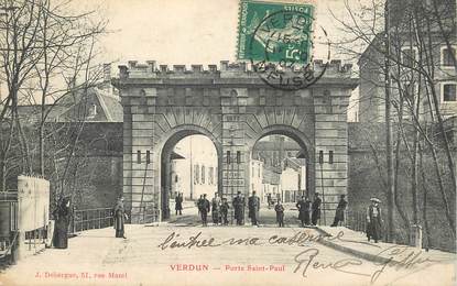 CPA FRANCE 55 "Verdun, porte Saint Paul"