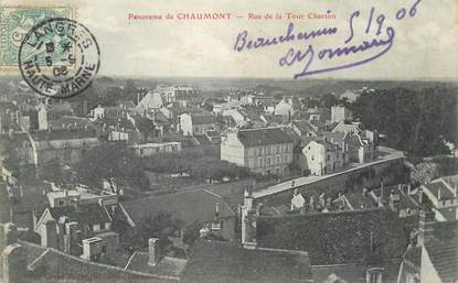 CPA FRANCE 52 "Panorama de Chaumont"