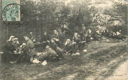 CPA FRANCE 51 "Châlons, au camp, la soupe"