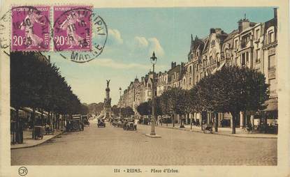 CPA FRANCE 51 "Reims, place d'Erlon"