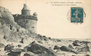 50 Manche CPA FRANCE 50 "Le Mont Saint Michel, les remparts et la Tour Gabriel"