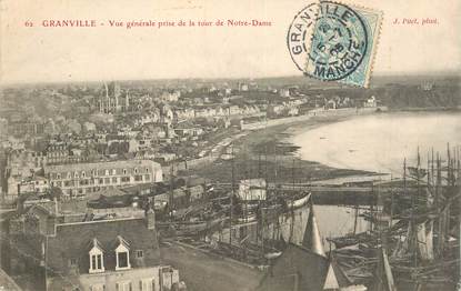 CPA FRANCE 50 "Granville, vue générale prise de la tour de Notre Dame"