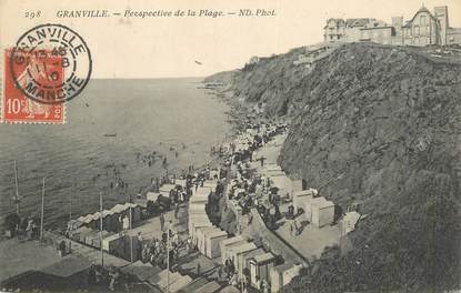 CPA FRANCE 50 "Granville, perspective de la plage"