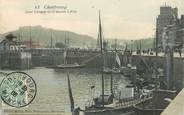 50 Manche CPA FRANCE 50 "Cherbourg, quai Caligny et le bassin à flot"