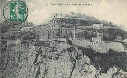 CPA FRANCE 38 "Grenoble, Fort Rabot et la Bastille"