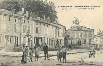 / CPA FRANCE 55 "Clermont en Argonne, la mairie avant le bombardement de 1914"