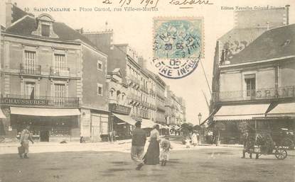 CPA FRANCE 44 "Saint Nazaire, Place Carnot"