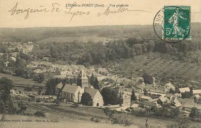 CPA FRANCE 27 "Lyons la Foret, vue générale"