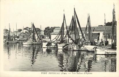 CPA FRANCE 83 "Hyères, Port Pthuau"