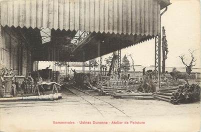 / CPA FRANCE 52 "Sommevoire, usine Durenne, atelier de peinture"