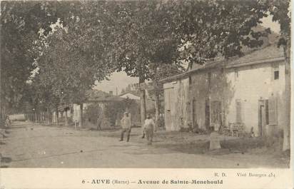 / CPA FRANCE 51 "Auven avenue de Saint Menehould"