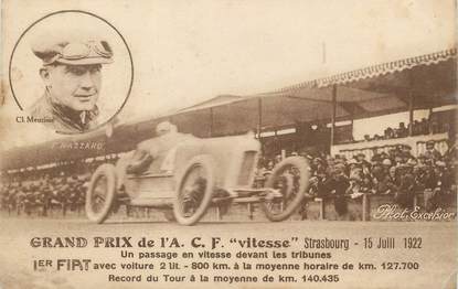 / CPA FRANCE 67 "Strasbourg, Grand Prix de l'ACF" / AUTOMOBILE