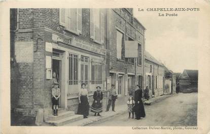 / CPA FRANCE 60 "La Chapelle aux pots, la poste"