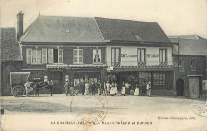 / CPA FRANCE 60 "La Chapelle aux pots, maison Rutard et Dufour"