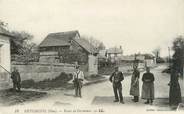 60 Oise / CPA FRANCE 60 "Hétomenil, route de Crèvecoeur"