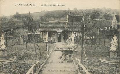 / CPA FRANCE 60 "Janville, la maison du pêcheur"