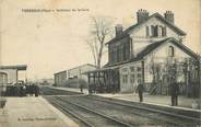 60 Oise / CPA FRANCE 60 "Verberie, intérieur de la gare"