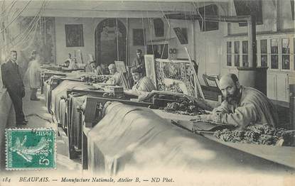 / CPA FRANCE 60 "Beauvais, manufacture Nationale, atelier B"