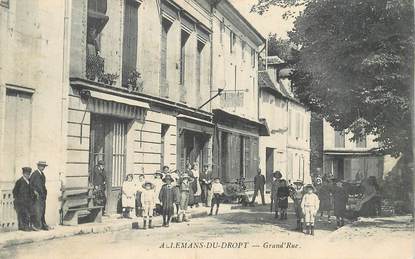 CPA FRANCE 47 "Allemans du Dropt, la grand'rue"