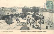 47 Lot Et Garonne CPA FRANCE 47 "Casteljaloux, place de l'avenue de la gare"